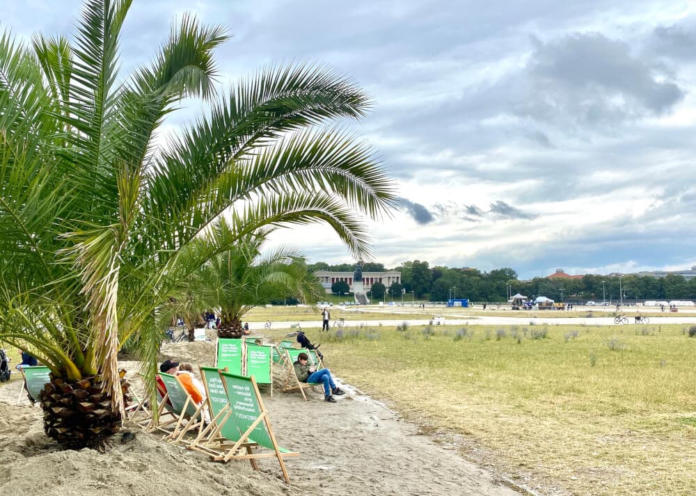 Featured image for article: There's a New (Mini) Palm Tree Garden at Theresienwiese! Here's What It Looks Like