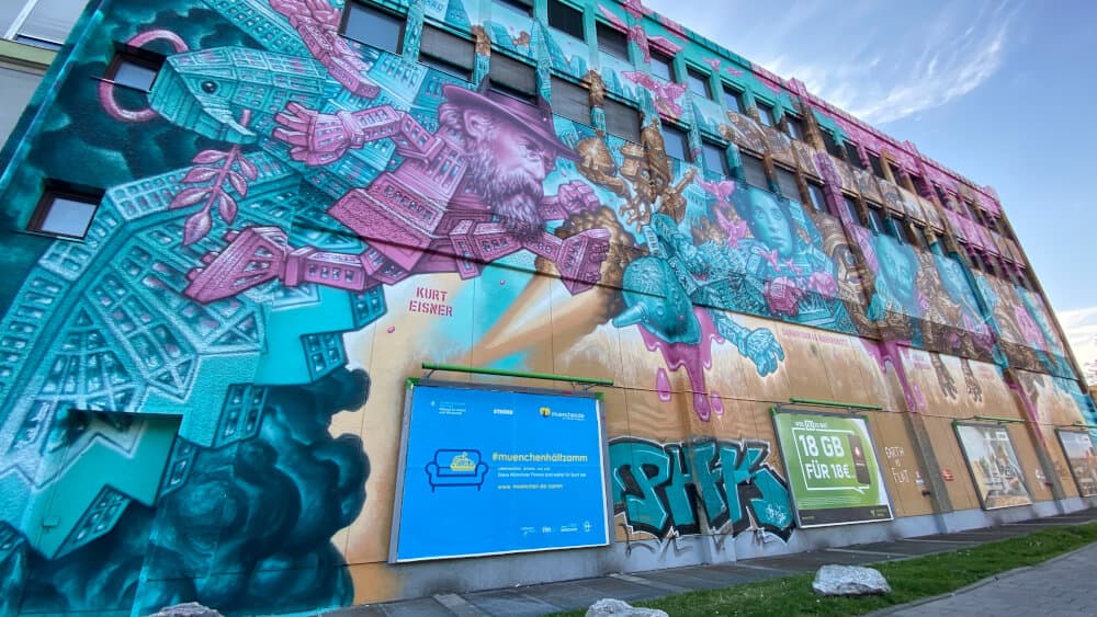 Featured image for article: Street Art In Munich: 10 Places to Find Beautiful Murals (+ a Map!)