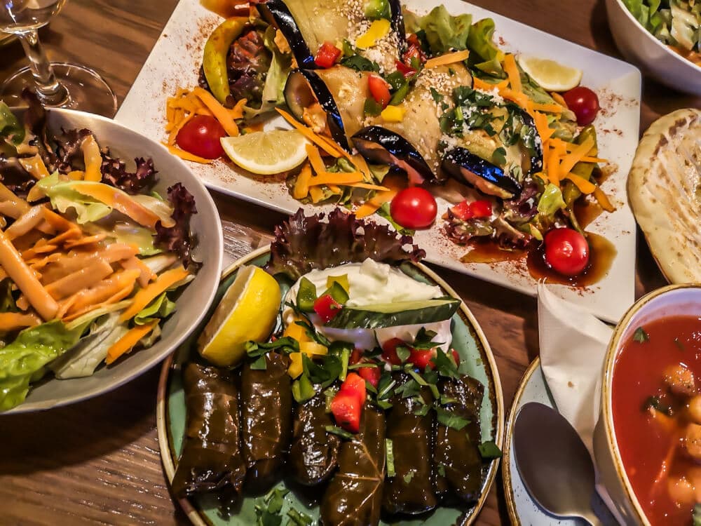 Featured image for article: Tou Much Greek Food in Laim: A Tou Bakali Review