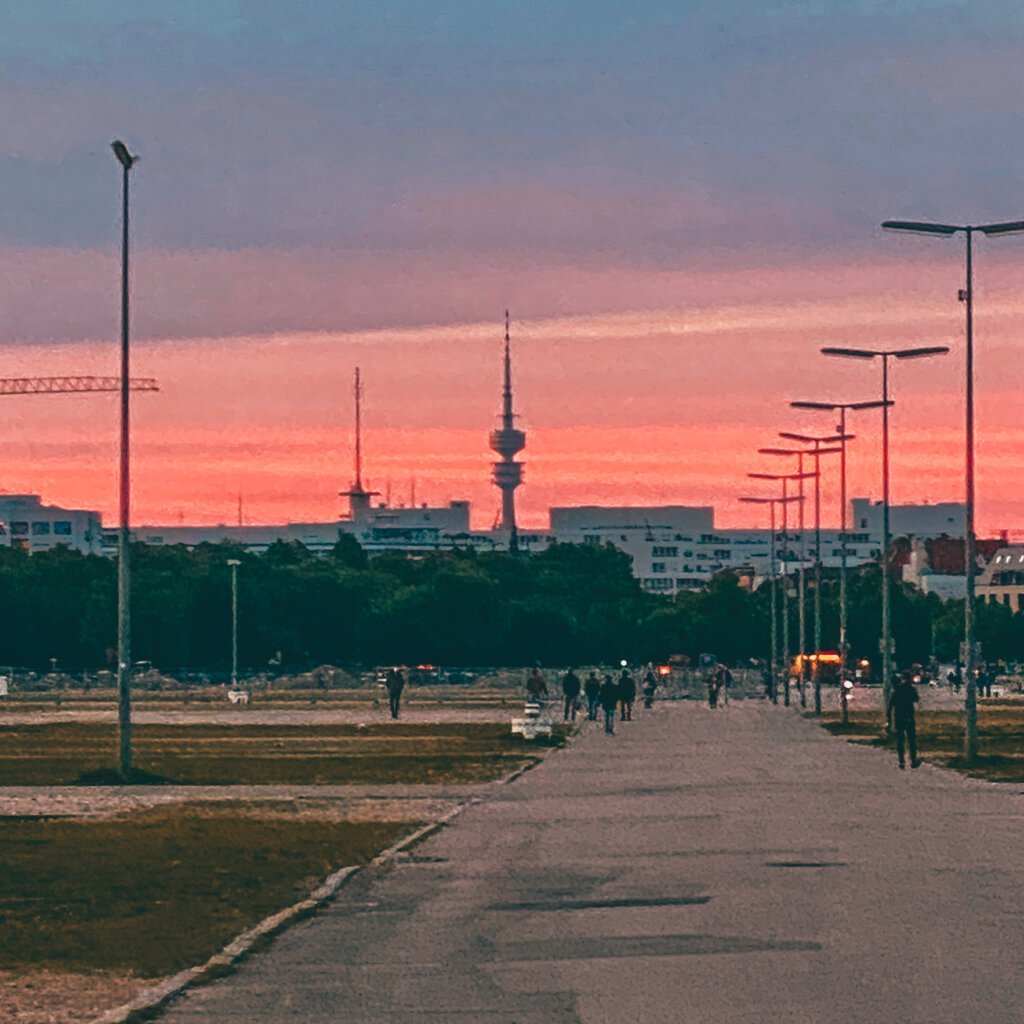 The Best Places To Watch Sunset In Munich Theresienwiese at sunset