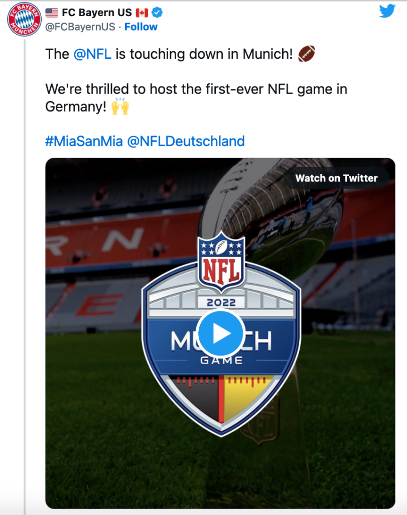 NFL Munich Game Shop Information