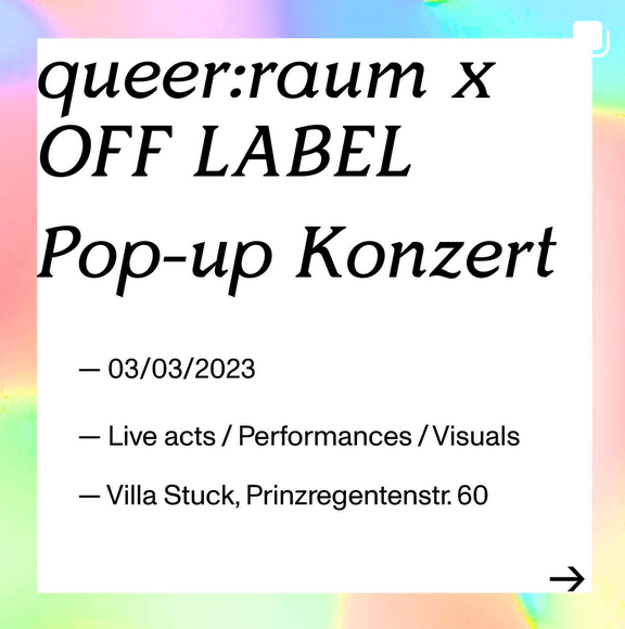 Munich Events Weekend 9 Queer Raum