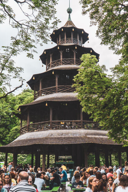 Munich Chinese Tower Beer Garden