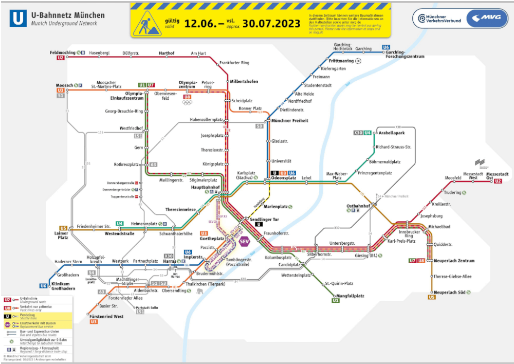 Better Prepare! A Munich Ubahn Temporary Closure Is Coming!