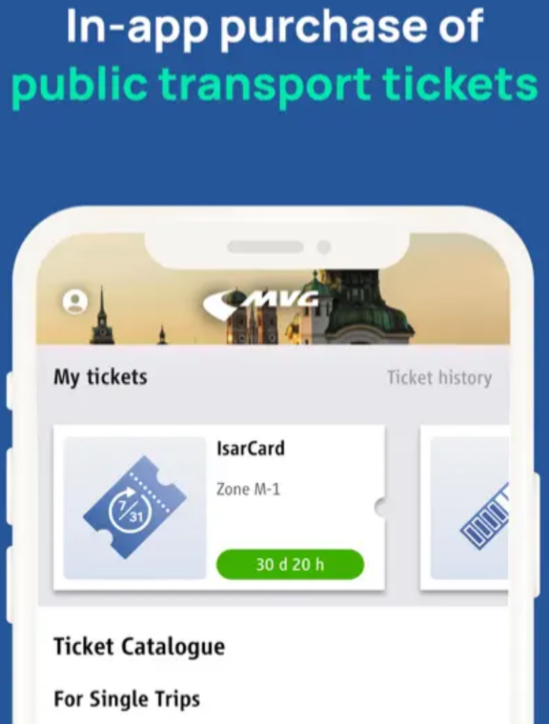 Deutschlandticket / 49 Euro Ticket MVG App