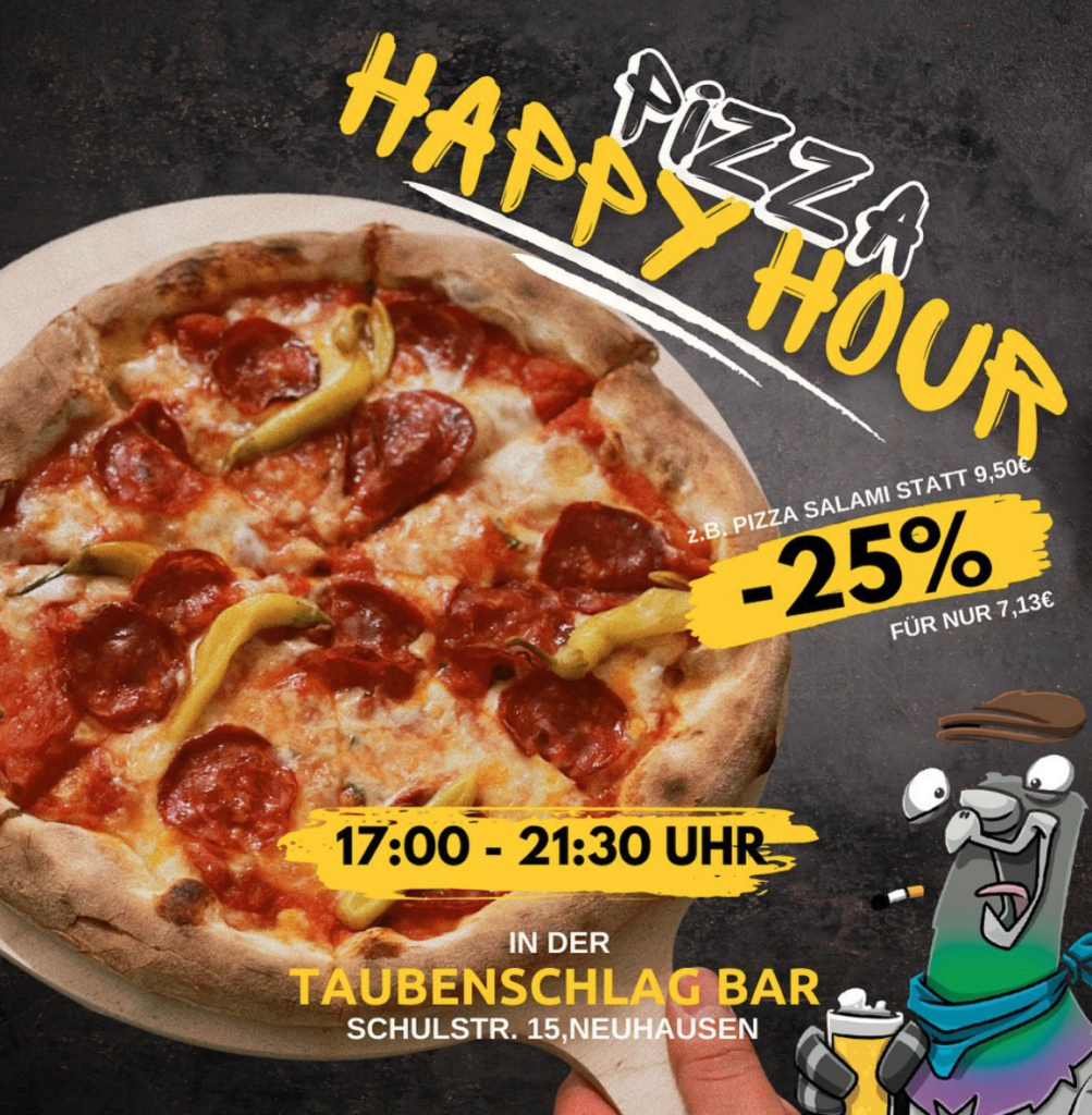 Happy Hour Taubenschlag