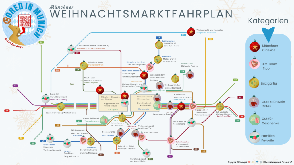 Do You Know This FREE Munich Christmas Market Map?